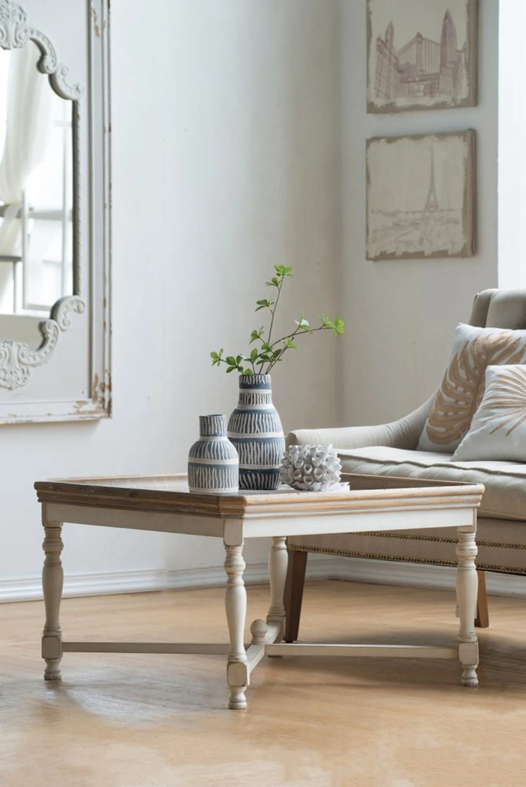 Wooden Square Coffee Tray Table G1400