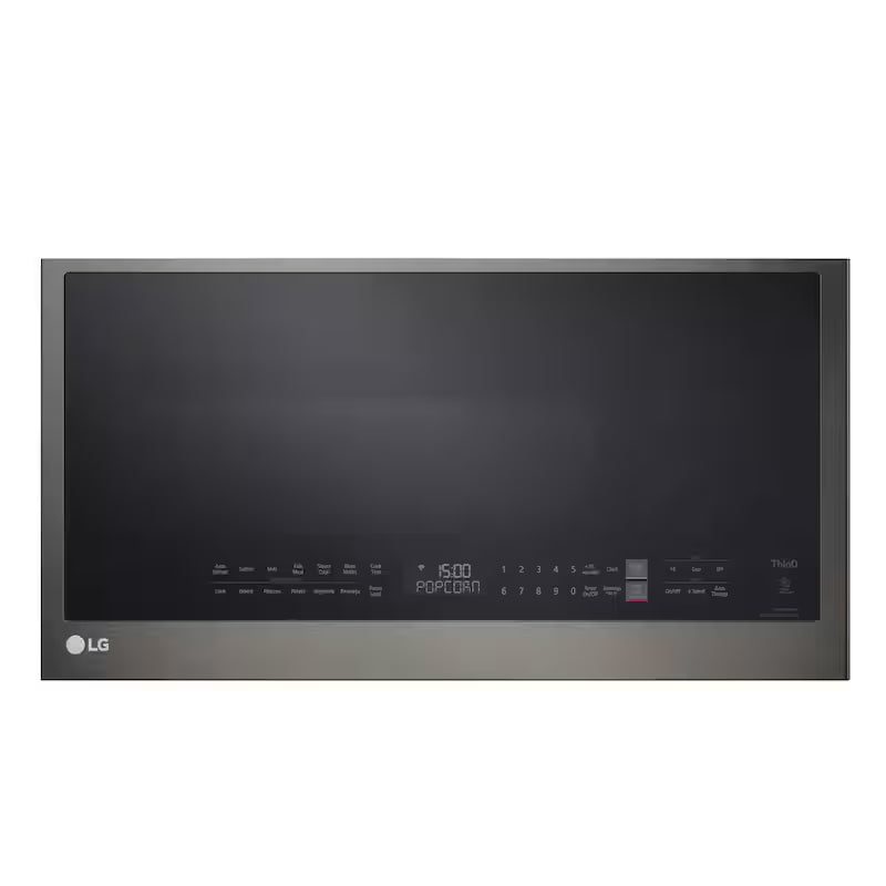 30 in. 2.1 cu. ft. Over the Range Microwave 1,050-Watt Black Stainless Steel H441