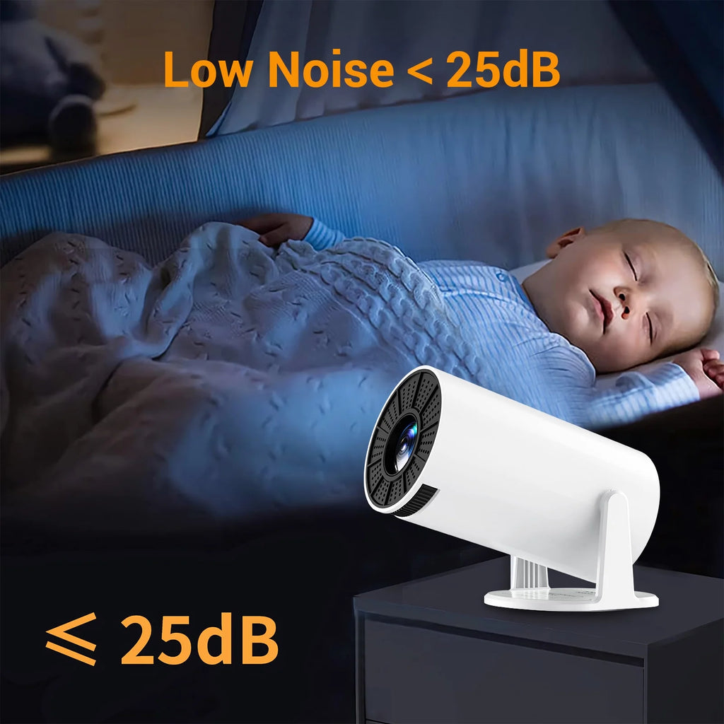 Android 11.0 Mini Portable Projector with WiFi and Bluetooth K51648