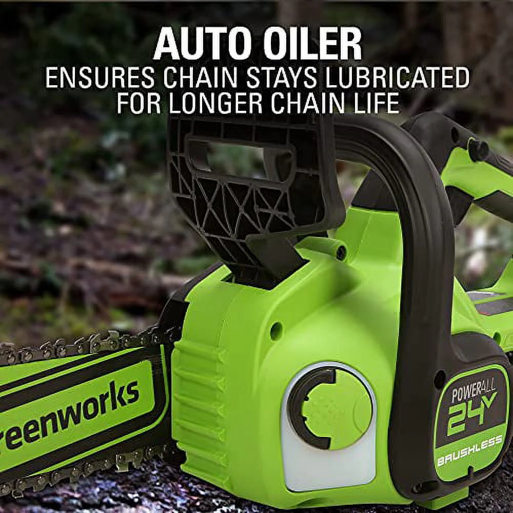 24V 12-inch Brushless Chainsaw with Battery and Charger N631545