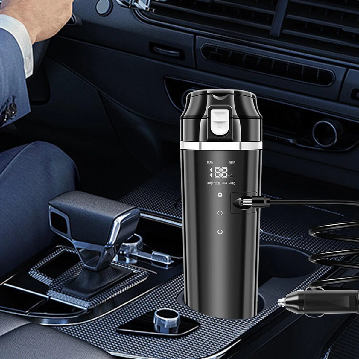 12V 24V 500ml Car Electric Water Kettle S33331