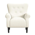 Upholstered Rolled Arm Wingback Accent Chair M394