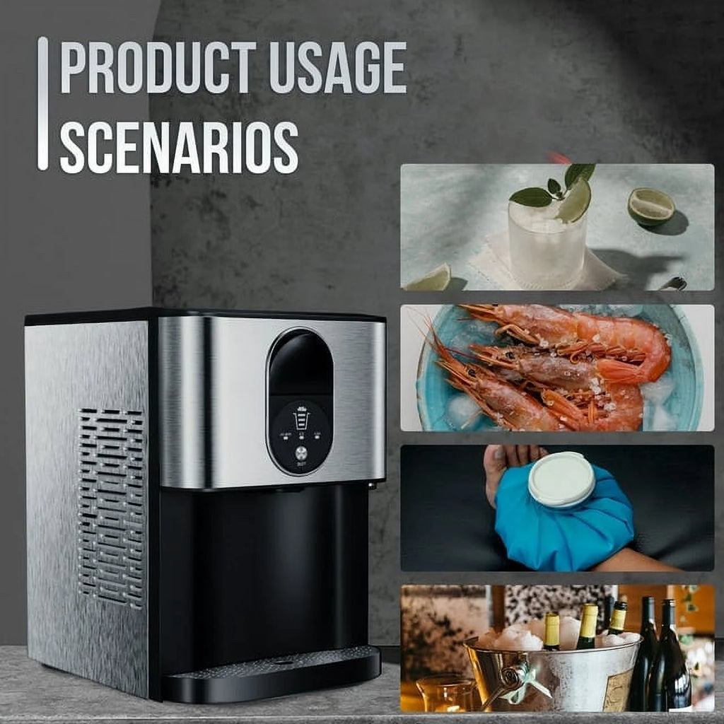 Black Countertop Nugget Ice Maker L7883