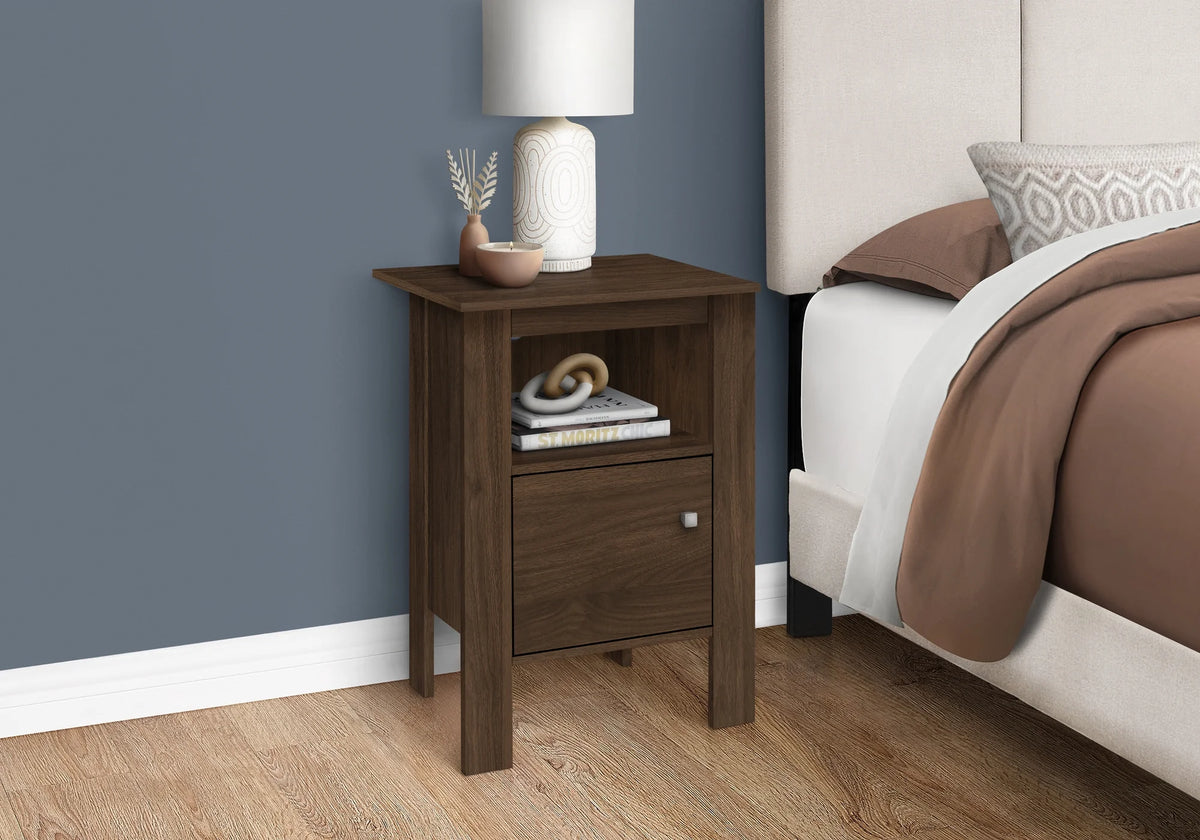 Walnut Laminate Accent Table L227