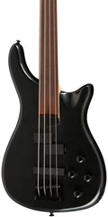 Pearl Black Fretless Electric Bass Guitar R389071