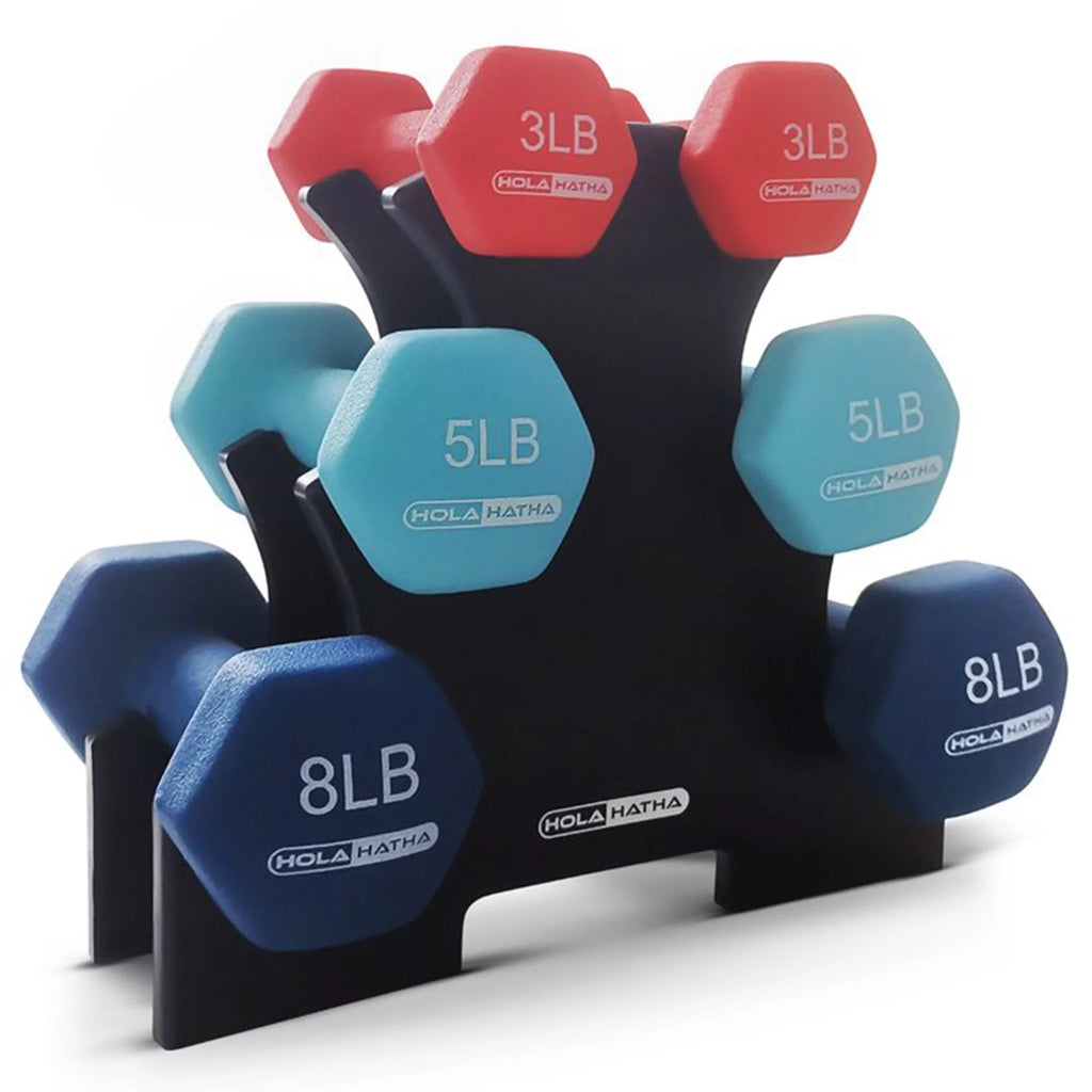 Dumbbell Weight Set with Storage Rack C20424
