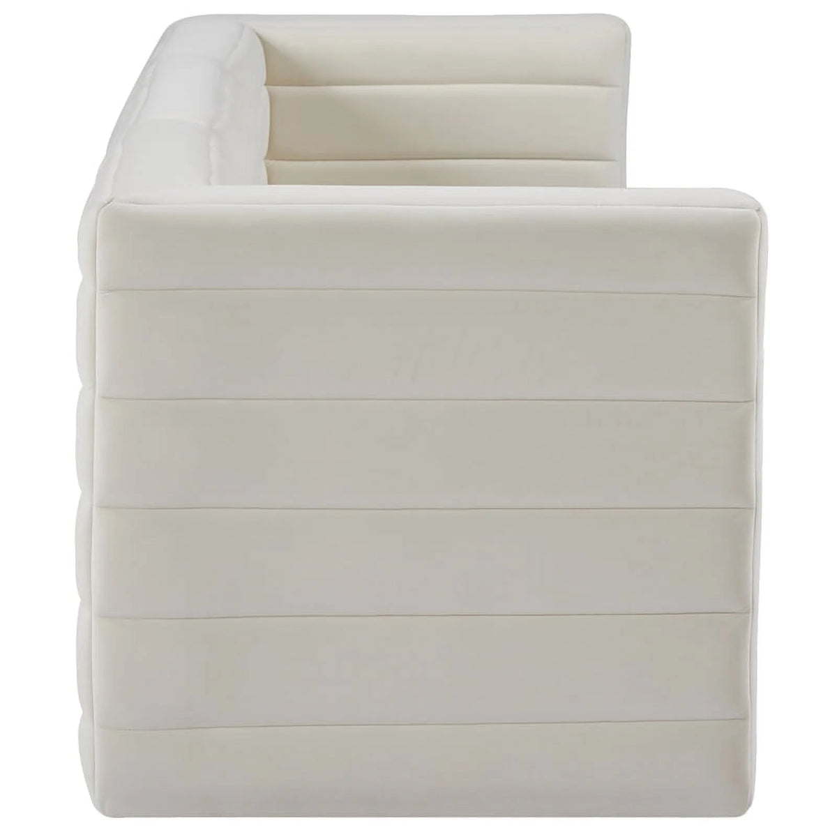 Cream Velvet Modular Sofa X27966