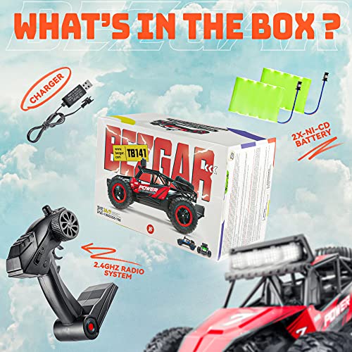 1:20 Scale 2WD Remote Control Monster Truck with LED Headlight X1759