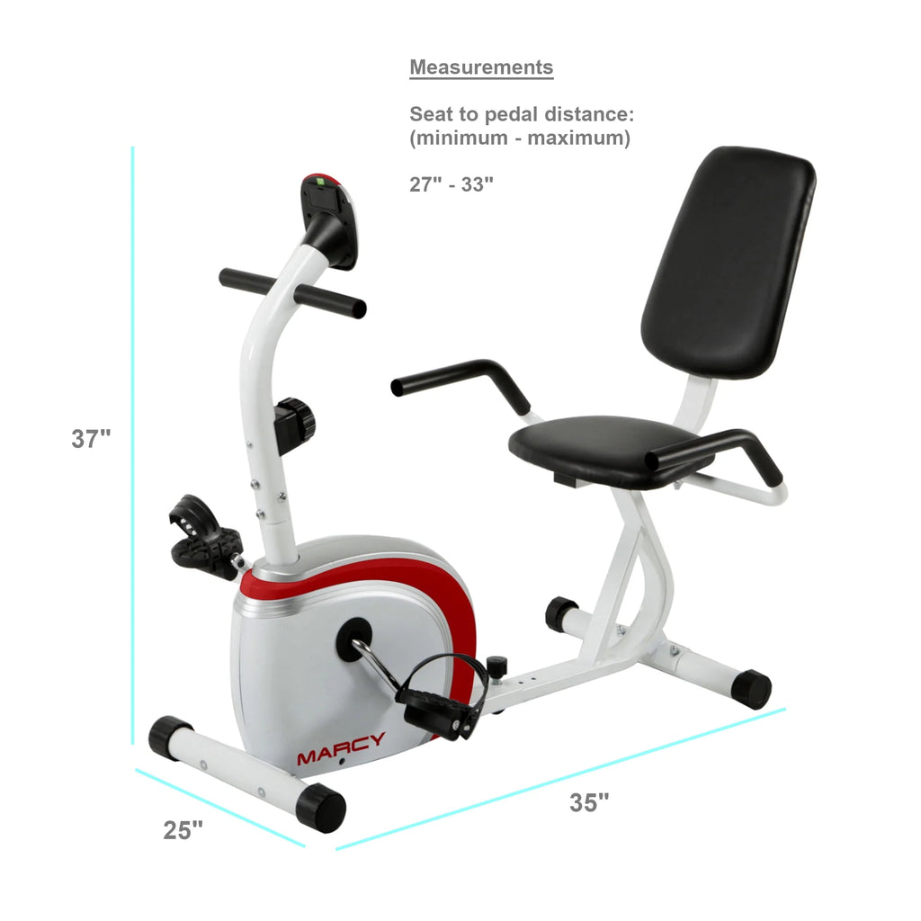 Magnetic Resistance Recumbent Exercise Bike X26075