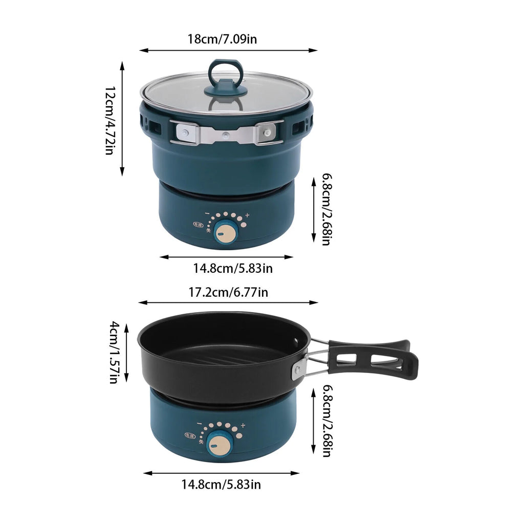Portable Multifunction Split Electric Cooker with Steamer 110V L5879