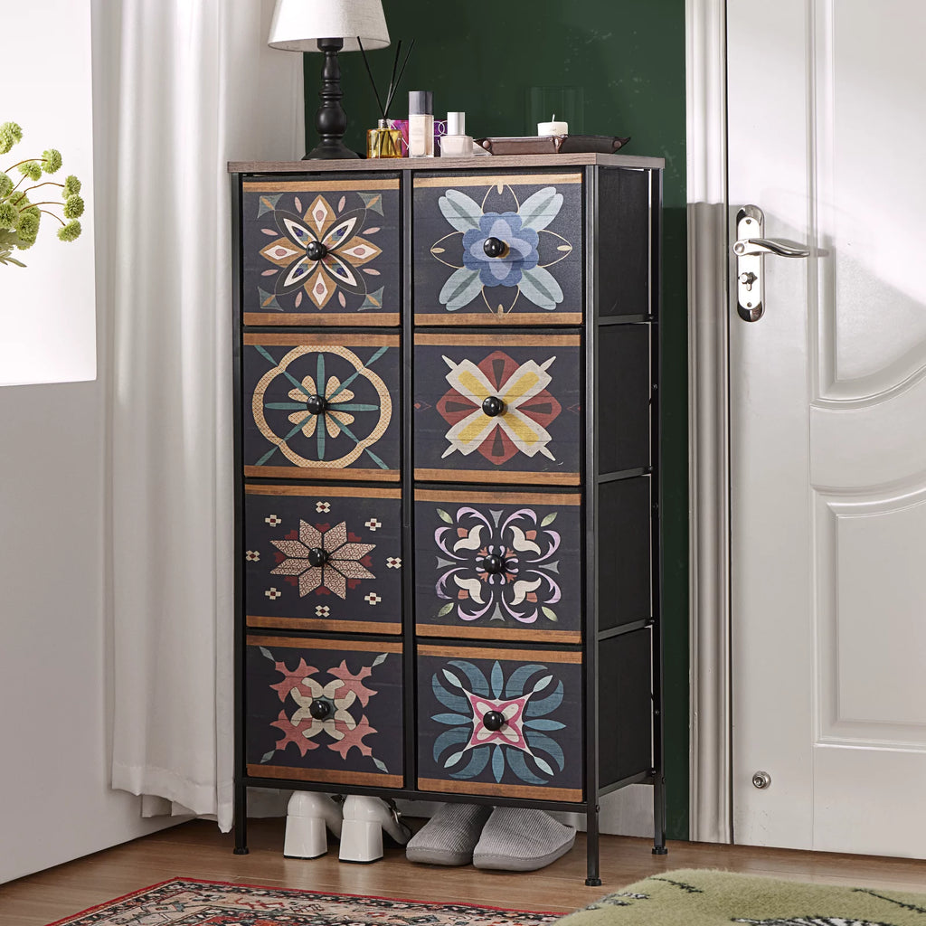 8 Drawer Colorful Dresser Z4002