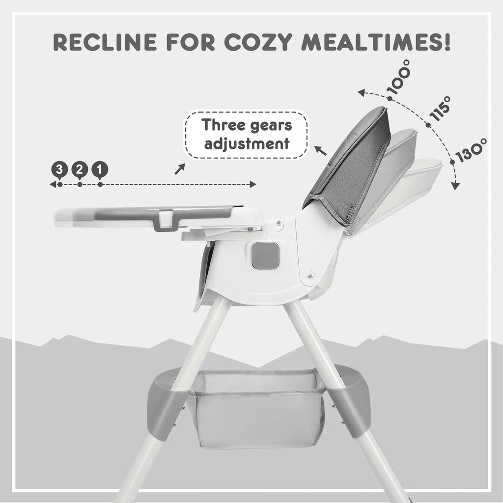 4-in-1 Convertible High Chair F393