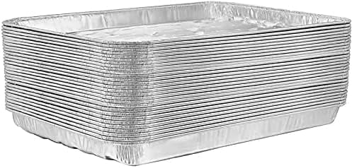 Aluminum Disposable Broiler Pan 100 Qty E1801