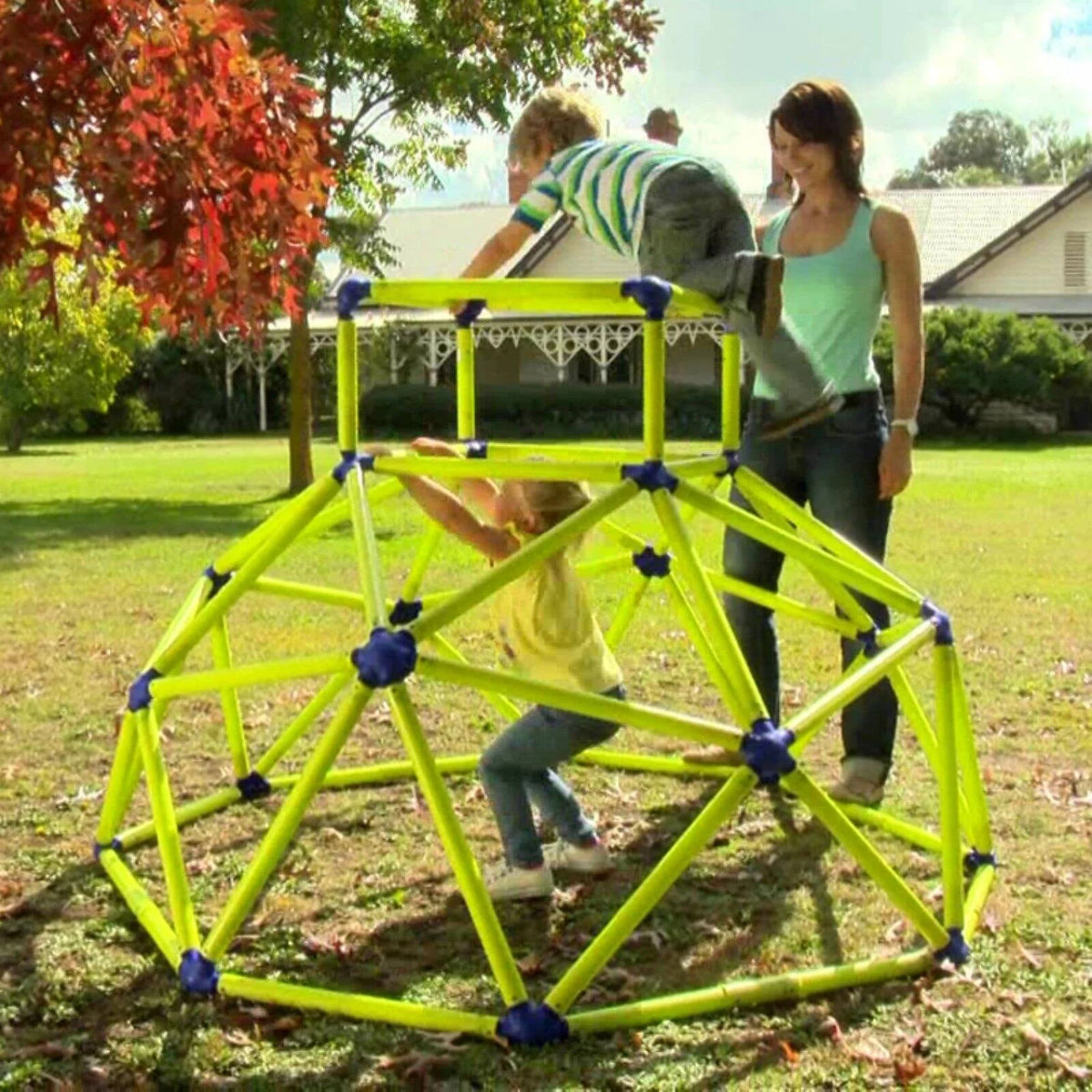Green/Blue Climbing Tower Y1654