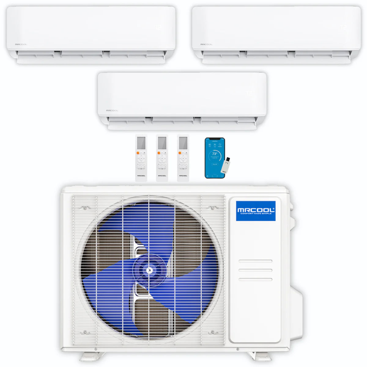33,000 BTU 3 Zone Ductless Air Conditioner and Heat Pump N174