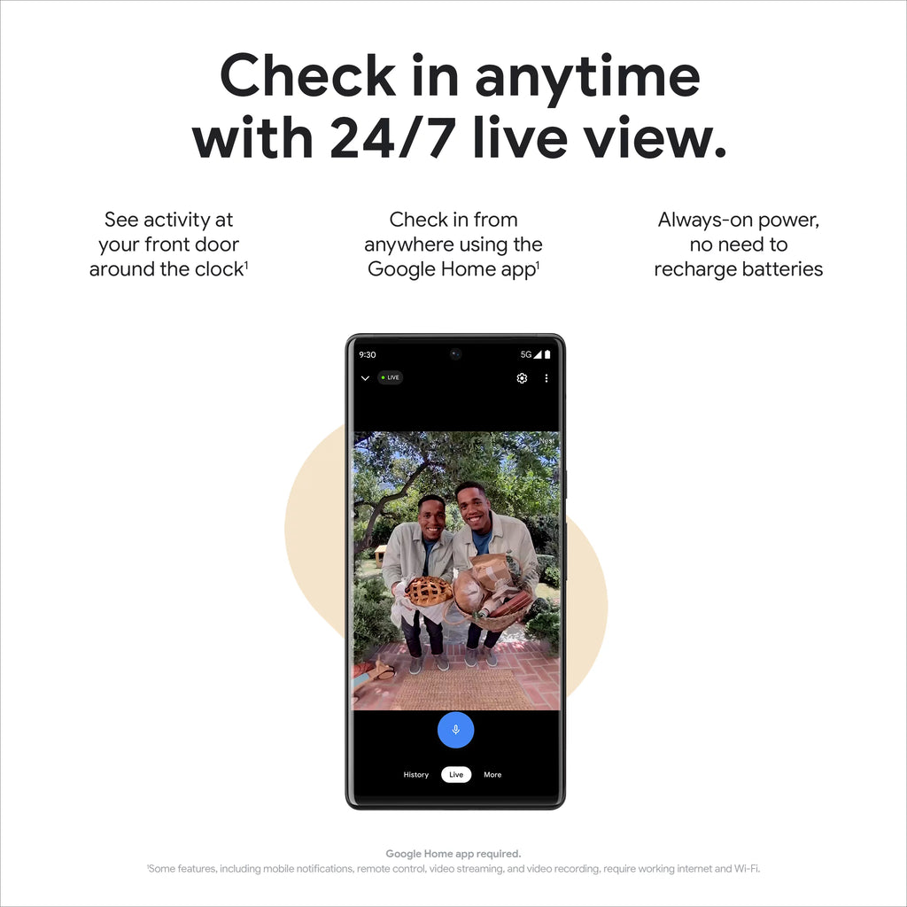 Wired Video Doorbell Camera V287