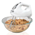 White Hand Mixer with Snap-On Case L768