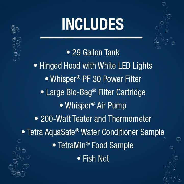 29 Gallon Glass LED Aquarium Kit H122