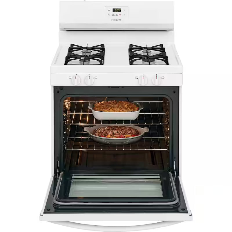 5.0 cu. ft. Gas Range with Manual Clean in White P9363