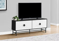 60 Inch Black And White Laminate Tv Stand Y2119