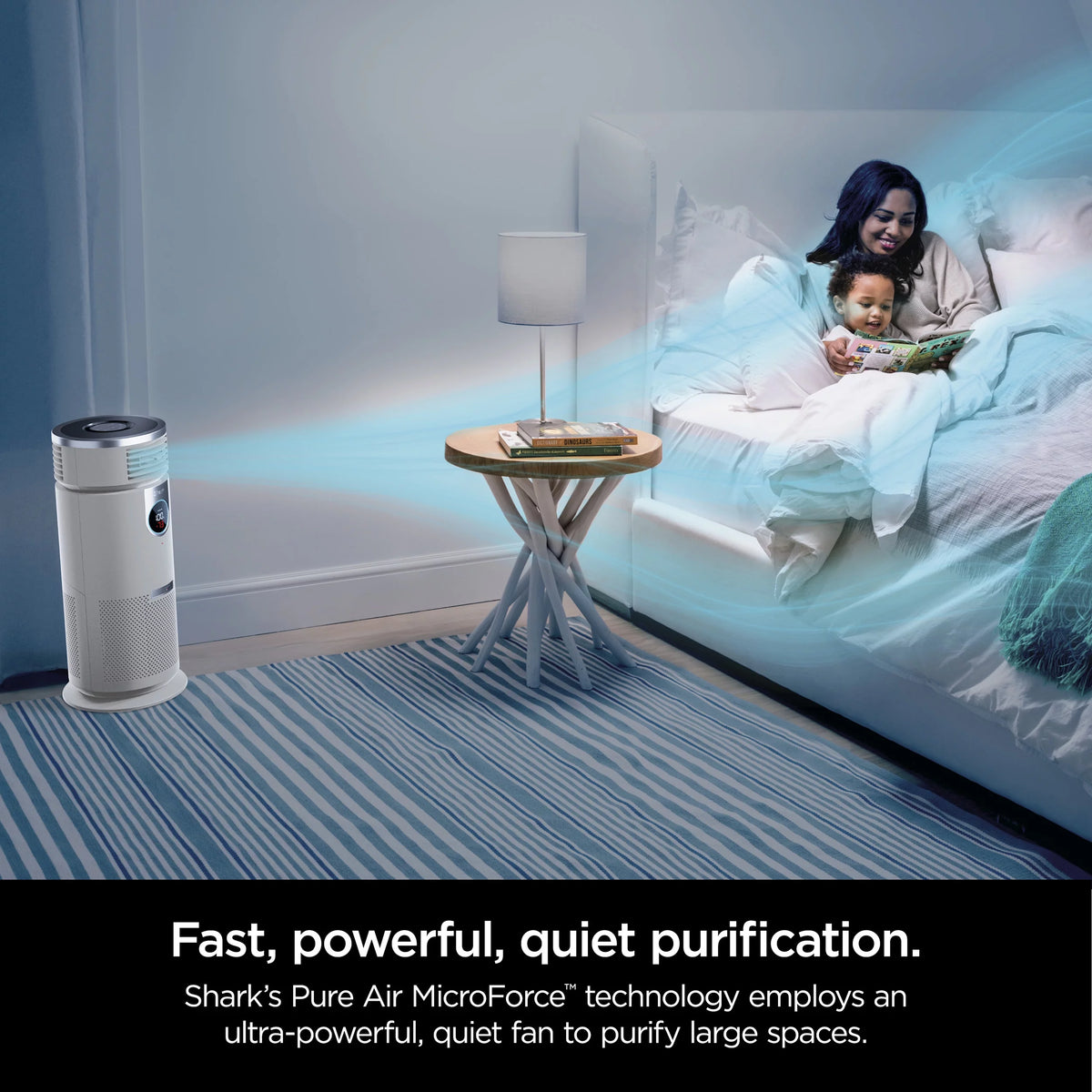3-in-1 Air Purifier, Heater & Fan, HEPA Filter, White K422352