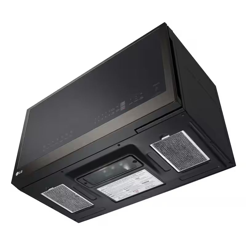 30 in. 2.1 cu. ft. Over the Range Microwave 1,050-Watt Black Stainless Steel H441