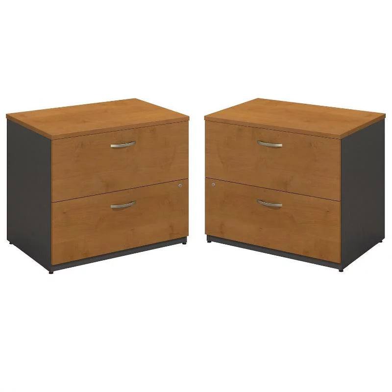 2 Piece Wood Filing Cabinet Set with 2 Drawer O48287
