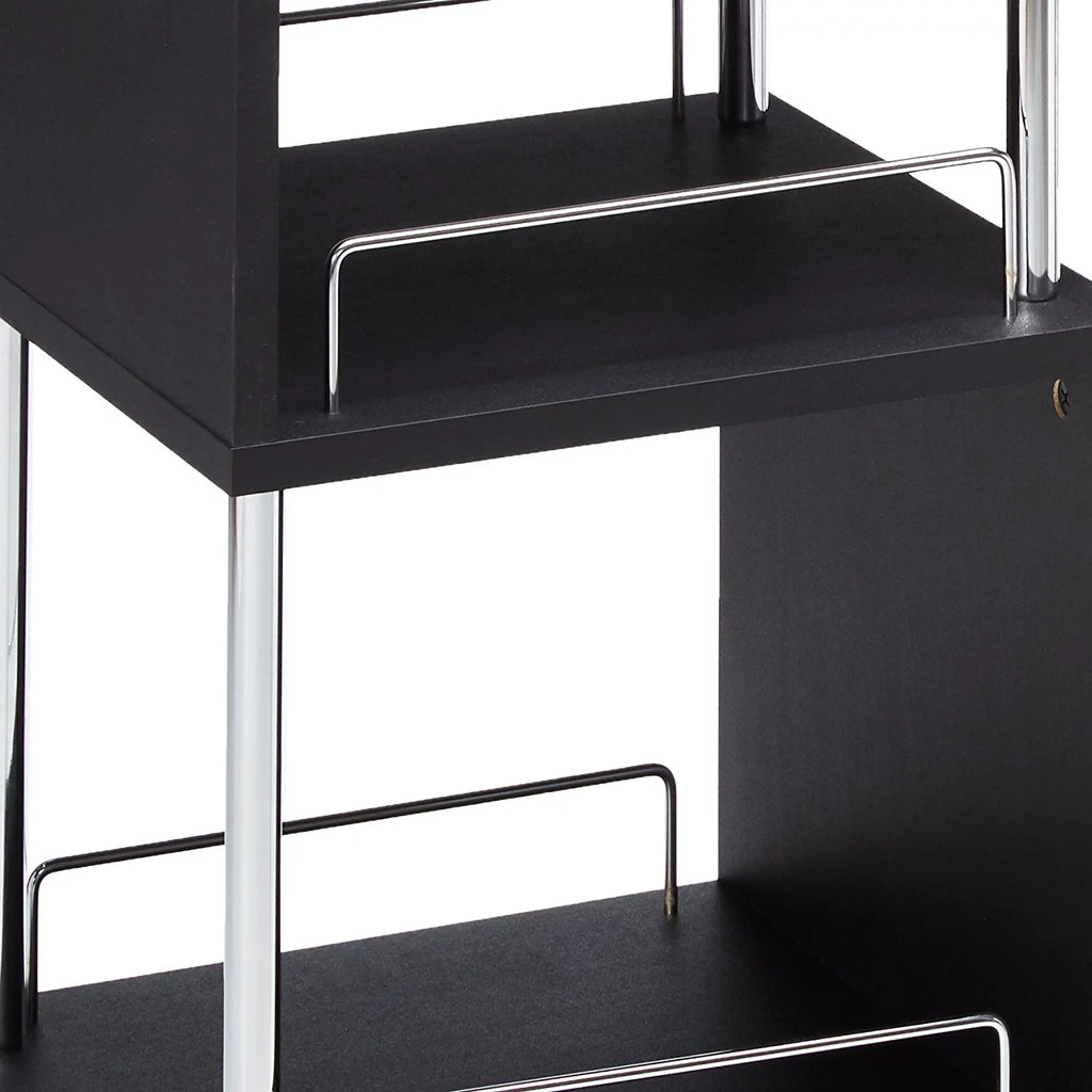 Modern Bistro Bar Table with Wine Rack L777
