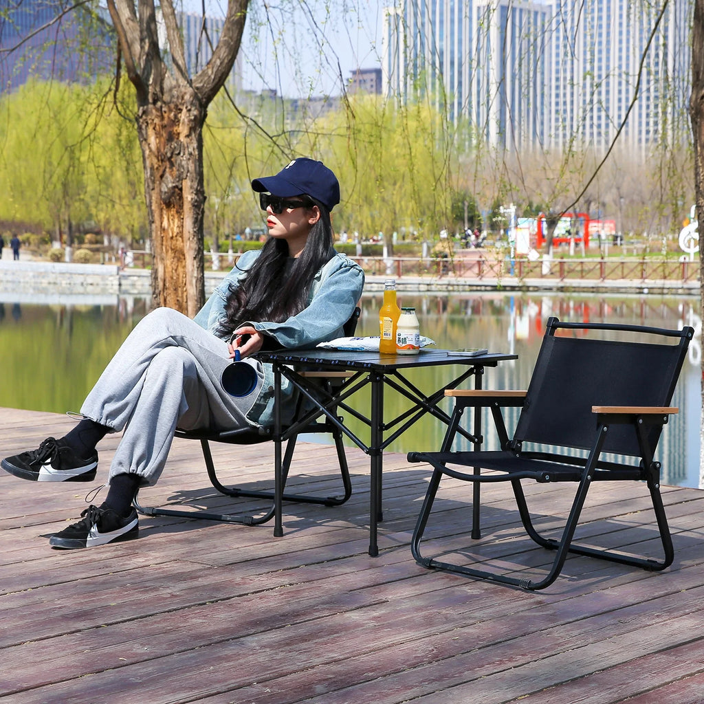 Heavy Duty Folding Chair Black A593599