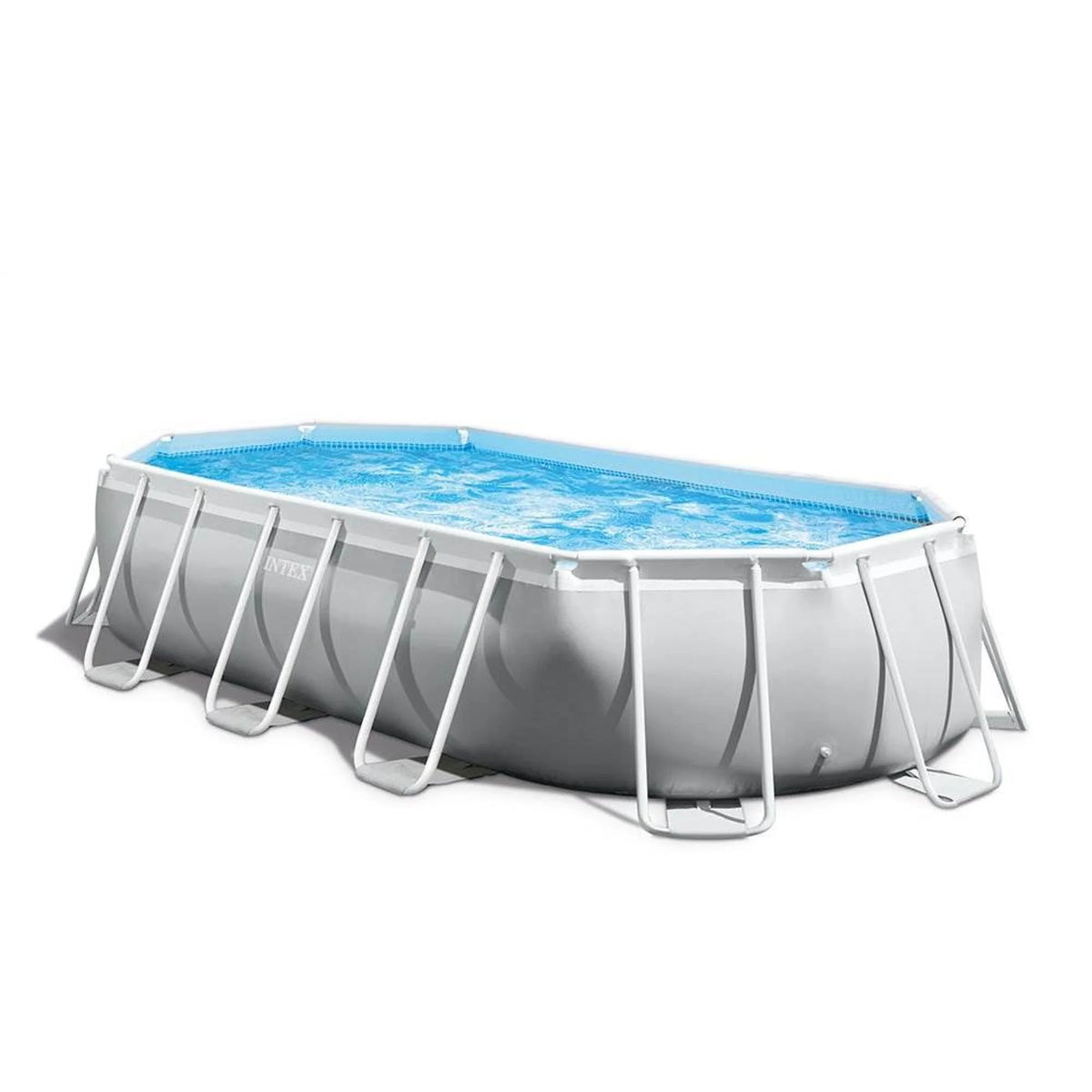 Oval Above Ground Swimming Pool Set with Canopy P464