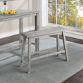 24in. Backless Wood Dining Bench Y3223