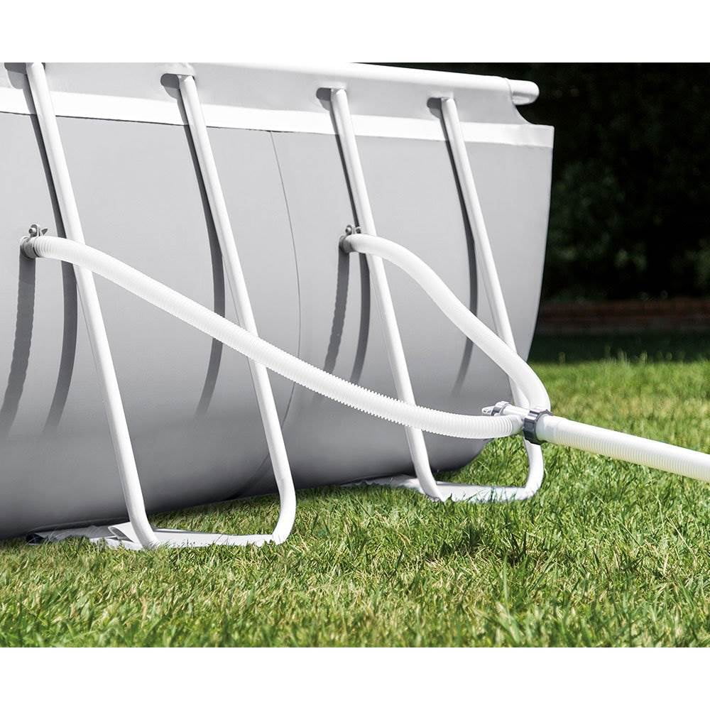 Oval Above Ground Swimming Pool Set with Canopy P464