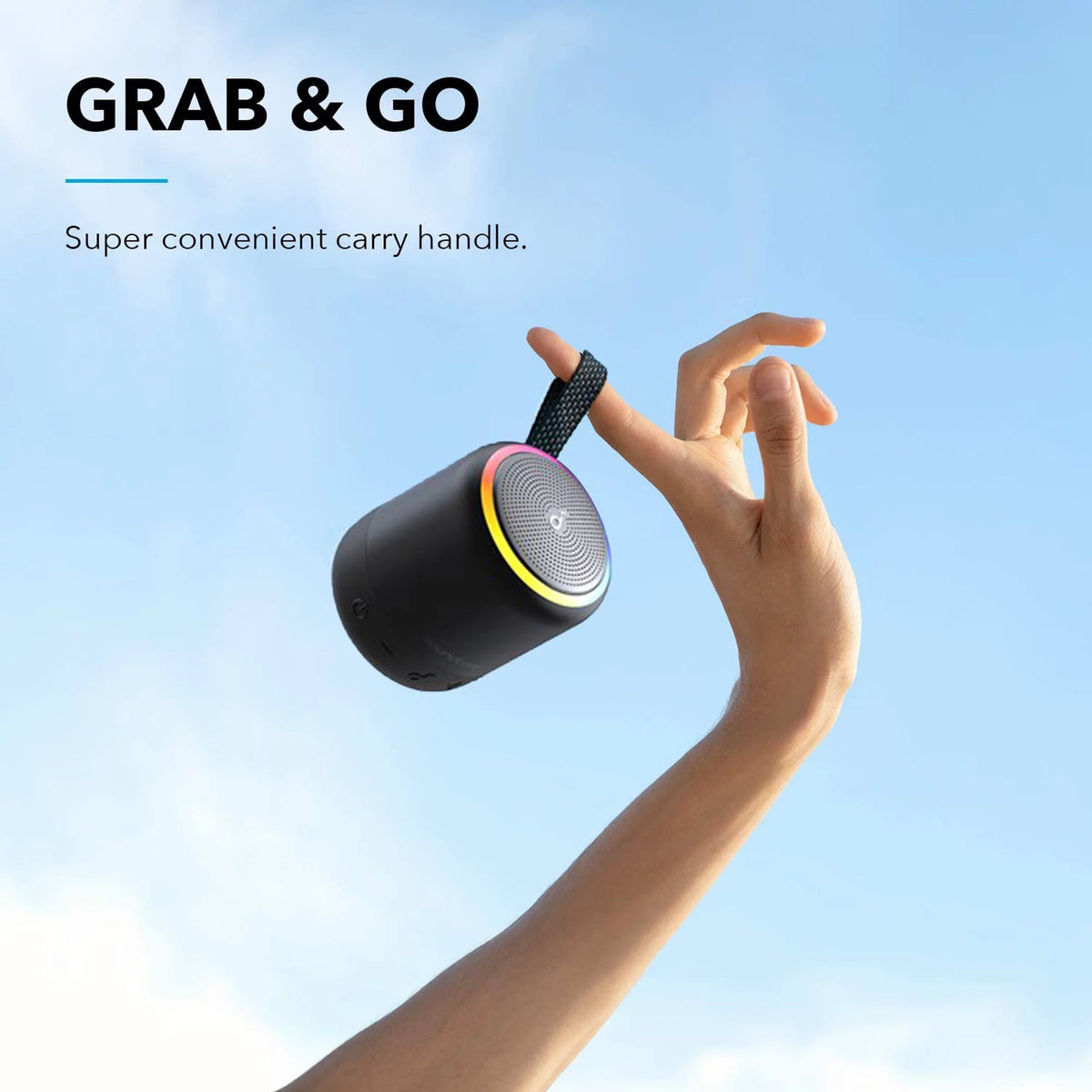 Portable Speaker, 15-Hour Playtime, IPX7 Waterproof D7250
