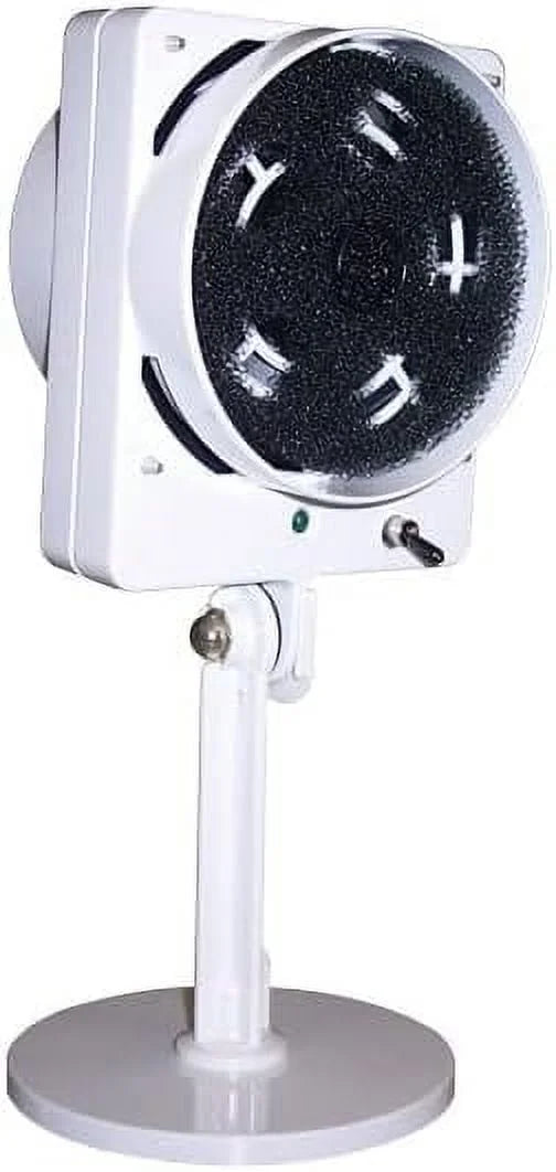 White Compact Table Top Fume Extractor Fan D85305