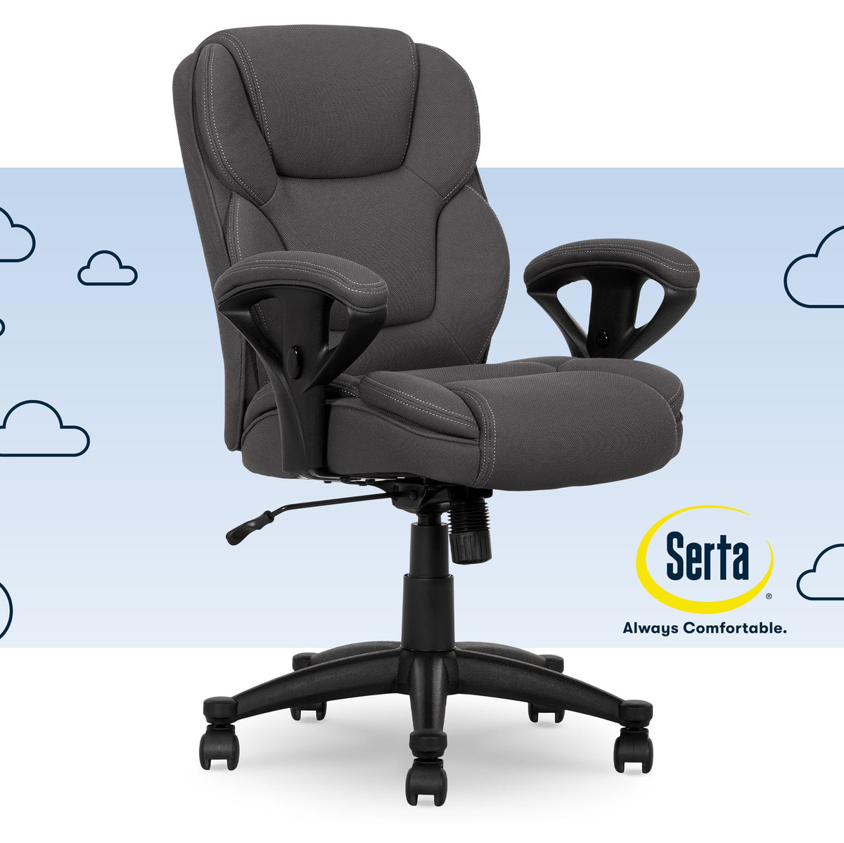 Dark Gray Task Office Chair F668053