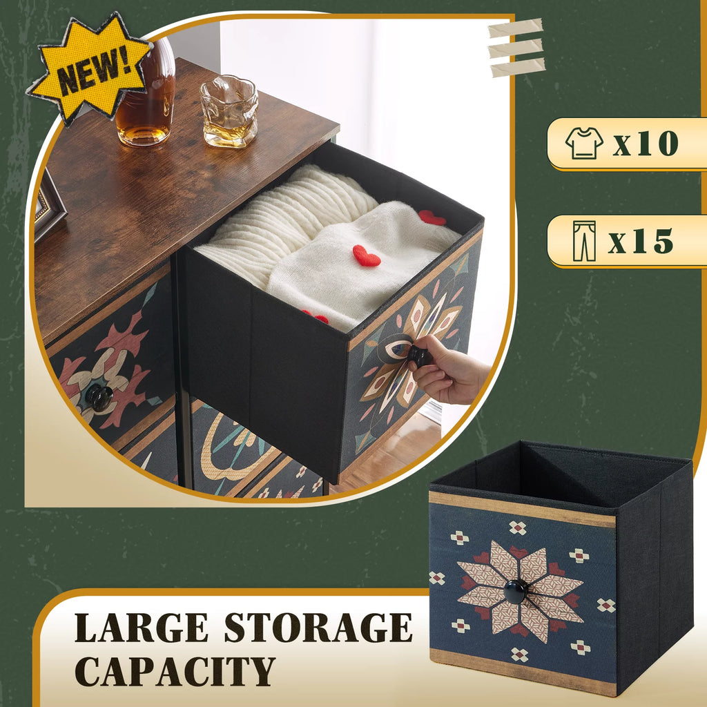 8 Drawer Colorful Dresser Z4002
