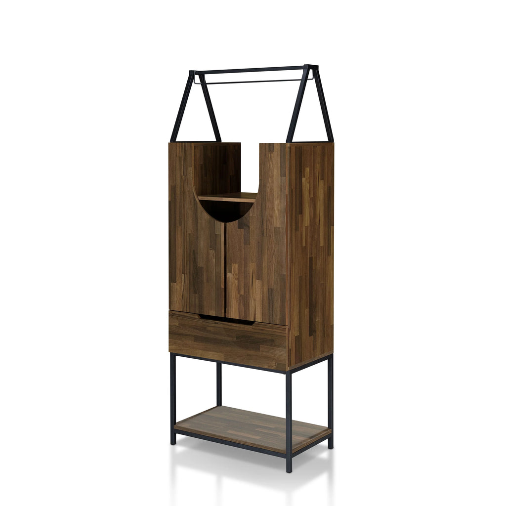 Contemporary Metal Wine Cabinet A586