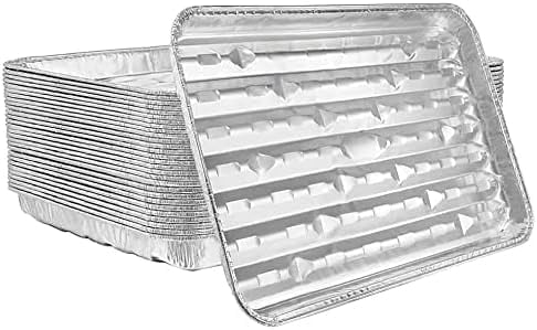 Aluminum Disposable Broiler Pan 100 Qty E1801
