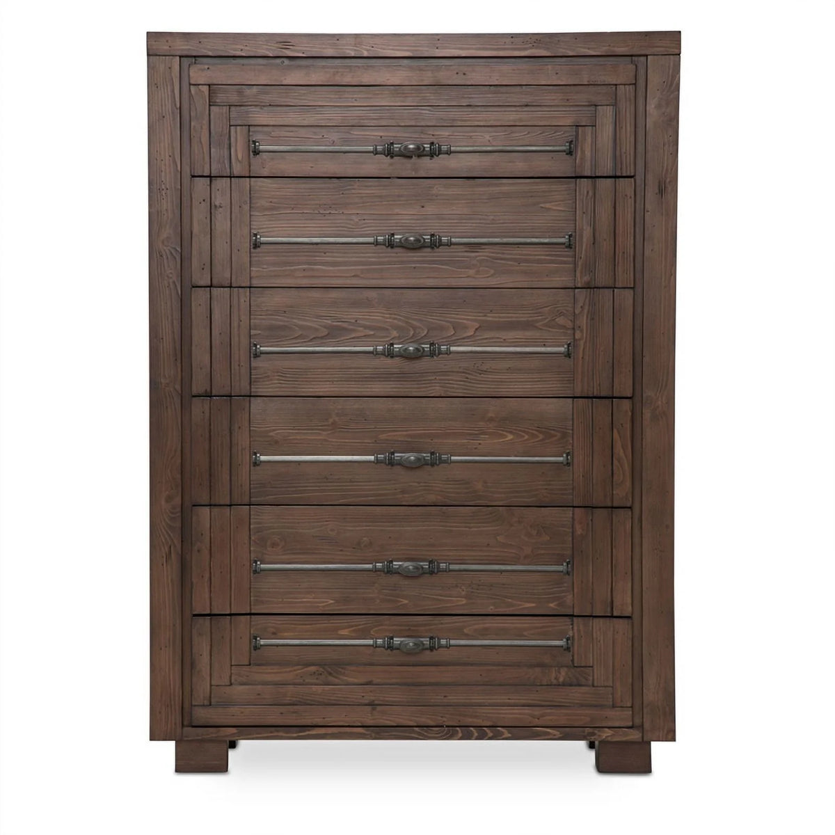 6-Drawer Chest in Rustic Ranch Brown C911742