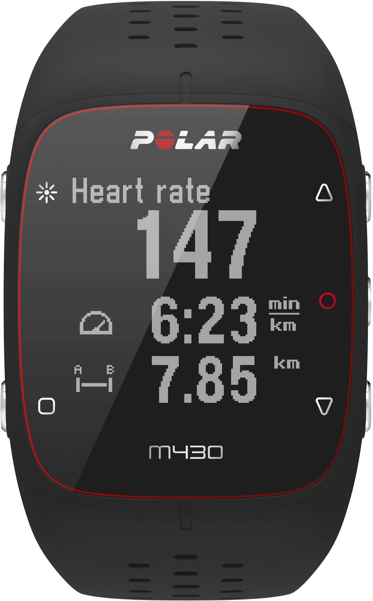 Black GPS Running Watch P78130