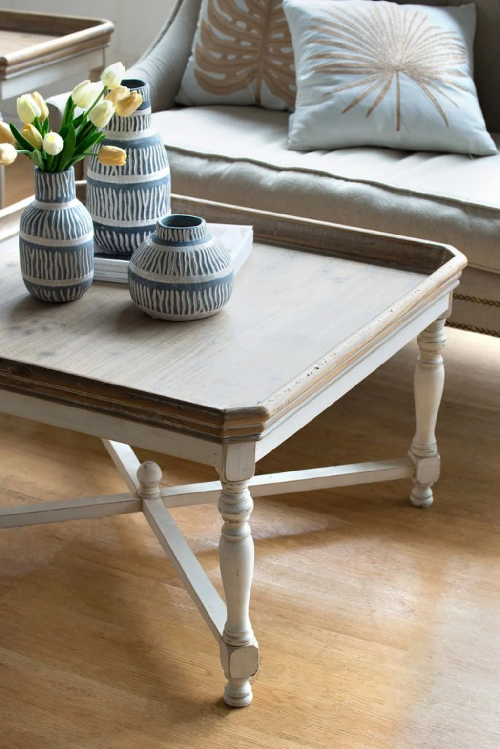 Wooden Square Coffee Tray Table G1400