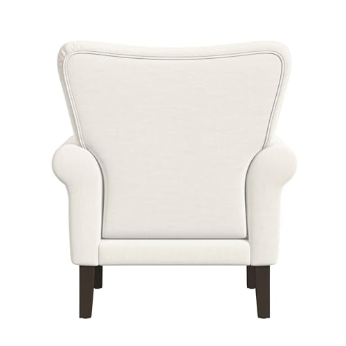 Upholstered Rolled Arm Wingback Accent Chair M394