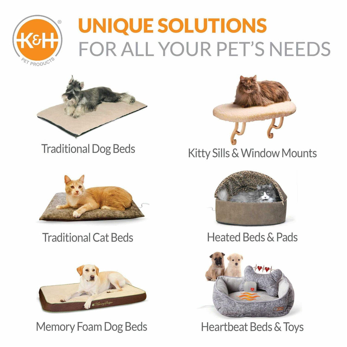 Heated Pet Bed with Bone Pillow S400