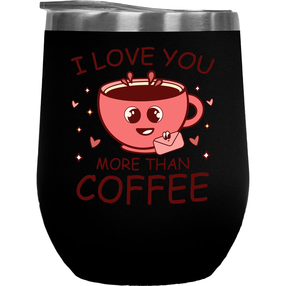 Black 12oz Wine Tumbler B689874