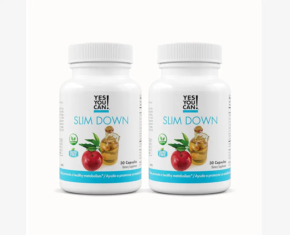 60 Capsules Dietary Supplements with African Mango, L-Carnitine, Apple Cider Vinegar, Green Tea Extract, and Caffeine W959