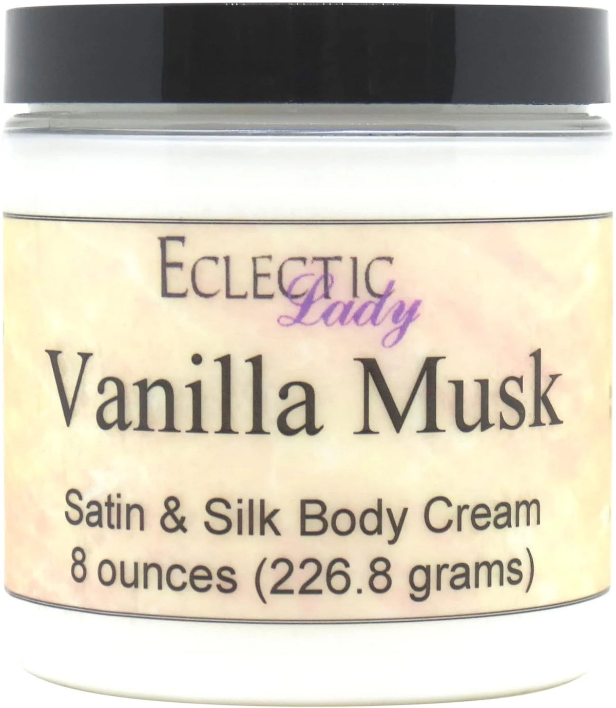Vanilla Musk Silk Body Cream 8 Oz Shea Butter Aloe R6237