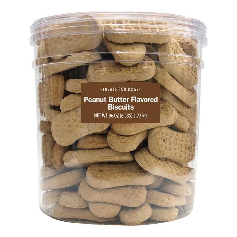 Peanut Butter Flavor Dog Biscuits 6 lb U181