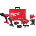18-V Lithium-Ion Brushless Cordless Hammer Drill and Impact Driver Combo Kit with Router C2863