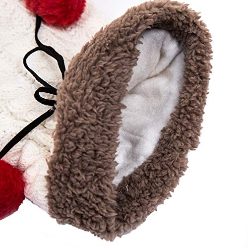 Christmas Wine Bottle Covers Polyester 2 Pack G139370