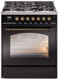 Black Dual Fuel Natural Gas Range G65261